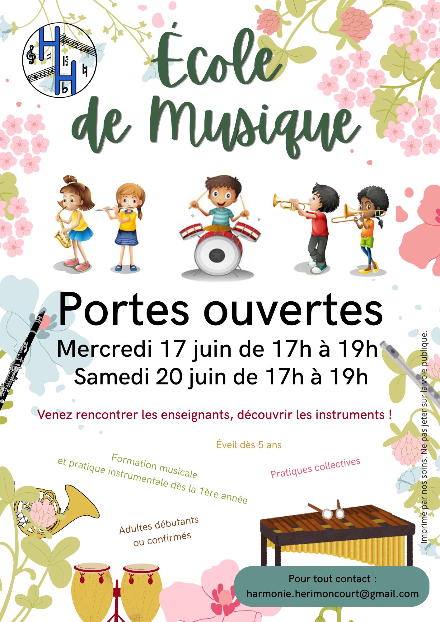 You are currently viewing PORTES OUVERTES ECOLE DE MUSIQUE